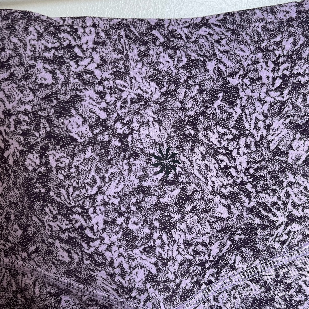Athleta Untimate Stash Textured 7/8 Tight Pocket Leggings Purple - Picture 6 of 8